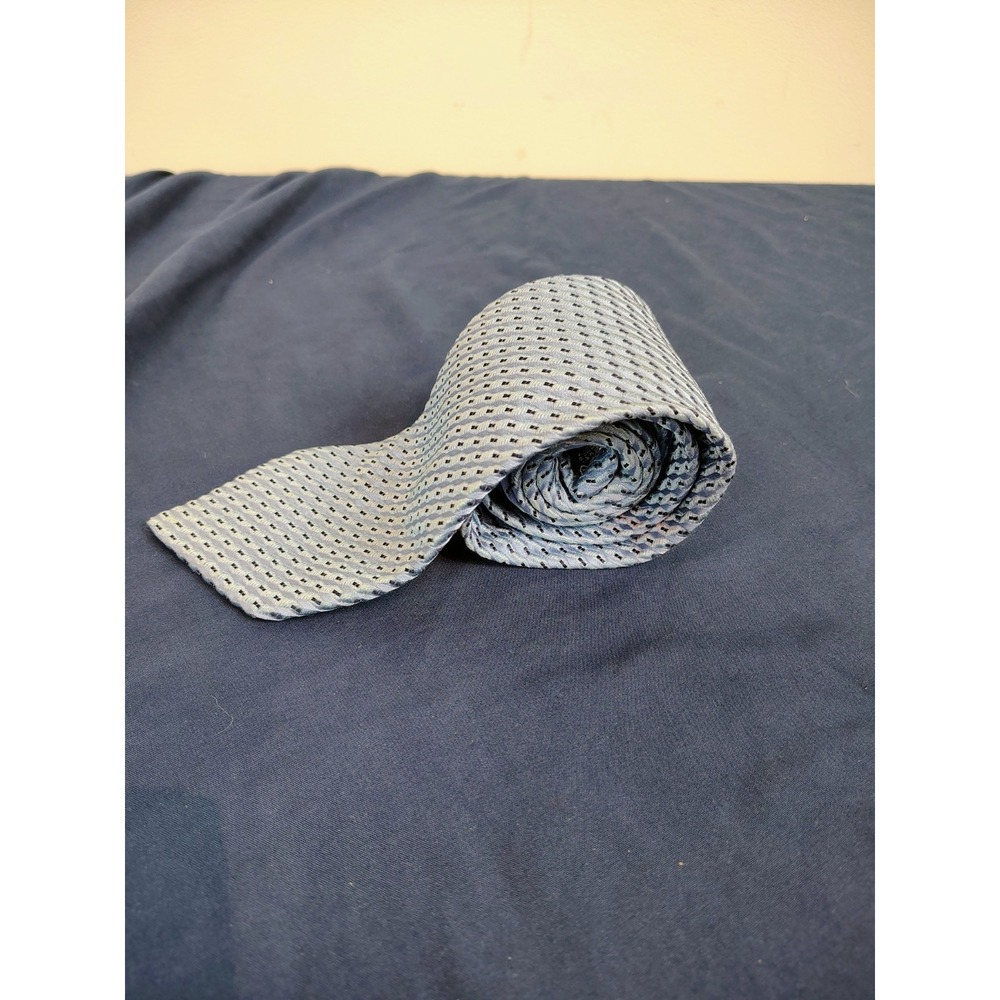 Ermenegildo Zegna Blue Silk Tie Made in Italy Luxury
